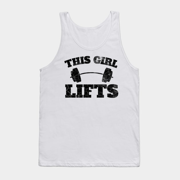 This Girl Lifts Tank Top by IndiPrintables